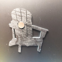 Refrigerator Magnet Adirondack Chair, Coastal fridge magnet- decorative magnets, Beach decor