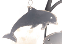Dolphin Porpoise - Wood Dangle earrings - Handmade Laser Cut jewelry  - Ocean Beach Sea