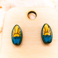 Surfboard Stud Earrings, Beach surfing stud earrings, tiny stud earrings, Ocean Lover Gift