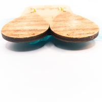 Weathered Wood Dangle earrings - Hand made jewelry, Laser Cut wood - Barn Wood, Drift wood - 3 styles