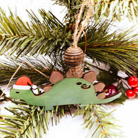 Dinosaur Christmas Ornament, Stegosaurus Ornament, Personalized Ornament, Laser Cut Ornament, Cute Christmas Dinosaur