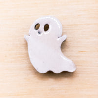 Halloween Ghost Stud Earrings,  Halloween Jewelry, tiny stud earrings, friendly spook