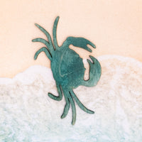 Refrigerator Magnet Crab, Blue Crab Magnet, Ocean Beach Lover Gift