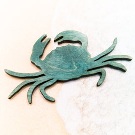 Refrigerator Magnet Crab, Blue Crab Magnet, Ocean Beach Lover Gift