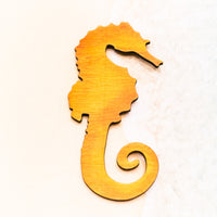 Seahorse Refrigerator Magnet, Sea life Magnet, Ocean Beach Lover Gift, Coastal decor