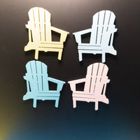 Refrigerator Magnet Adirondack Chair, Coastal fridge magnet- decorative magnets, Beach decor