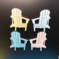 Refrigerator Magnet Adirondack Chair, Coastal fridge magnet- decorative magnets, Beach decor