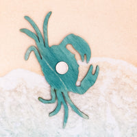 Refrigerator Magnet Crab, Blue Crab Magnet, Ocean Beach Lover Gift