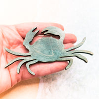 Refrigerator Magnet Crab, Blue Crab Magnet, Ocean Beach Lover Gift