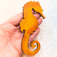 Seahorse Refrigerator Magnet, Sea life Magnet, Ocean Beach Lover Gift, Coastal decor