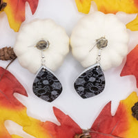 Spider Cobweb Acrylic Earrings, Halloween Statement Earrings, spider web Dangle earrings