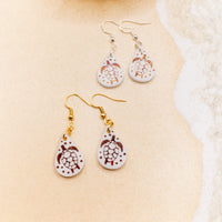 Sea Turtle Earrings, Ocean themed Jewelry, Beach Earrings, Sea Life Jewelry, Cute little dangle earrings