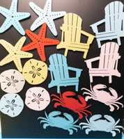Refrigerator Magnet Crab, Coastal fridge magnet- decorative magnets, Beach decor, cute crustacean