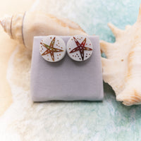 Starfish Earrings, stud earring, Ocean Earrings, Cute and Quirky, Beach Jewelry, Sea Star fish