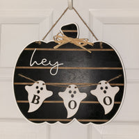 hey boo halloween sign, Ghost decoration, halloween Decor, fall Sign, fall Decor, halloween decorations, halloween pumpkin decor