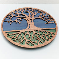 Tree of life wooden wall hanging decor, Handmade wall art, Tree of life art, Home Decor