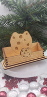 Business Card Holder, Chocolate chip cookie, Baker Gift, Desk Card Holder, Gift for cookie lover!