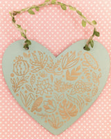 Plant Lover's Gift, Valentine Gift, Botanical Wall Decor, Engraved wood, Hanging Sign