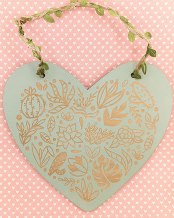 Plant Lover's Gift, Valentine Gift, Botanical Wall Decor, Engraved wood, Hanging Sign