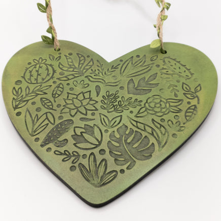 Plant Lover's Gift, Valentine Gift, Botanical Wall Decor, Engraved wood, Hanging Sign
