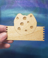 Business Card Holder, Chocolate chip cookie, Baker Gift, Desk Card Holder, Gift for cookie lover!