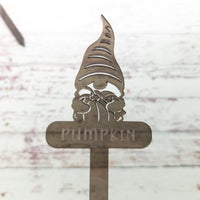 Garden Gnome Acrylic Plant Labels, Garden Markers, Vegetable garden labels, Plant lover Gift, Gardener Gift