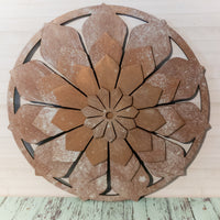 Rustic Patina Florals, wooden wall hanging, Handmade wall art, Home Decor