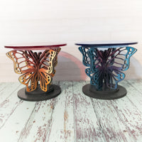 Butterfly Plant Stand, Plant Riser, Plant Pedestal, Candle Stand