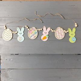 Easter decor, Peeps banner, peeps Garland, Easter banner, Easter Garland, fireplace Decor, bunny garland