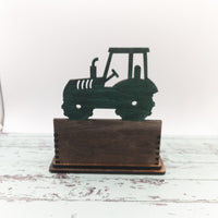 Tractor Business Card Holder for desk, Farm Desk Card Holder, Pig, Cow, Sheep, great gift for Farmer or Livestock veterinarian.