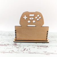 Video Game Controller Business Card Holder for desk, Level up Desk Card Holder, Gift for office, personalized Gift for Him