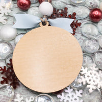 Santa on the beach custom Christmas Ornament, Personalized Gift Tag, Coastal Christmas, handmade